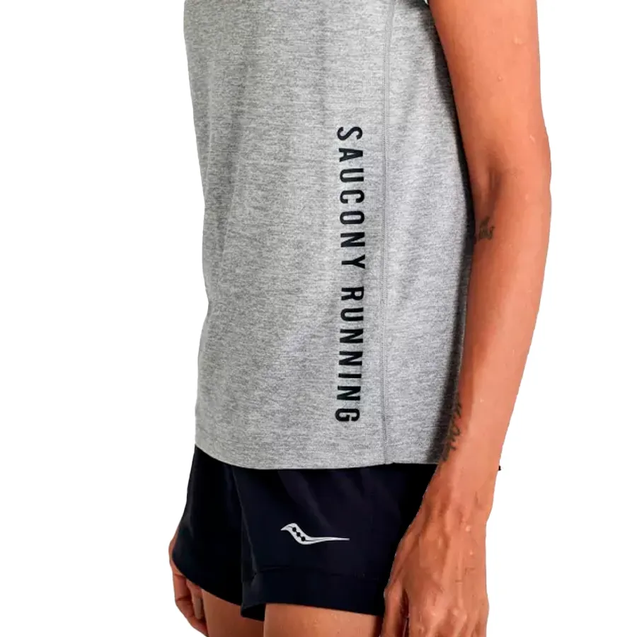 Imagen 1 de 5 de Remera Saucony Stopwatch Graphic-GRIS