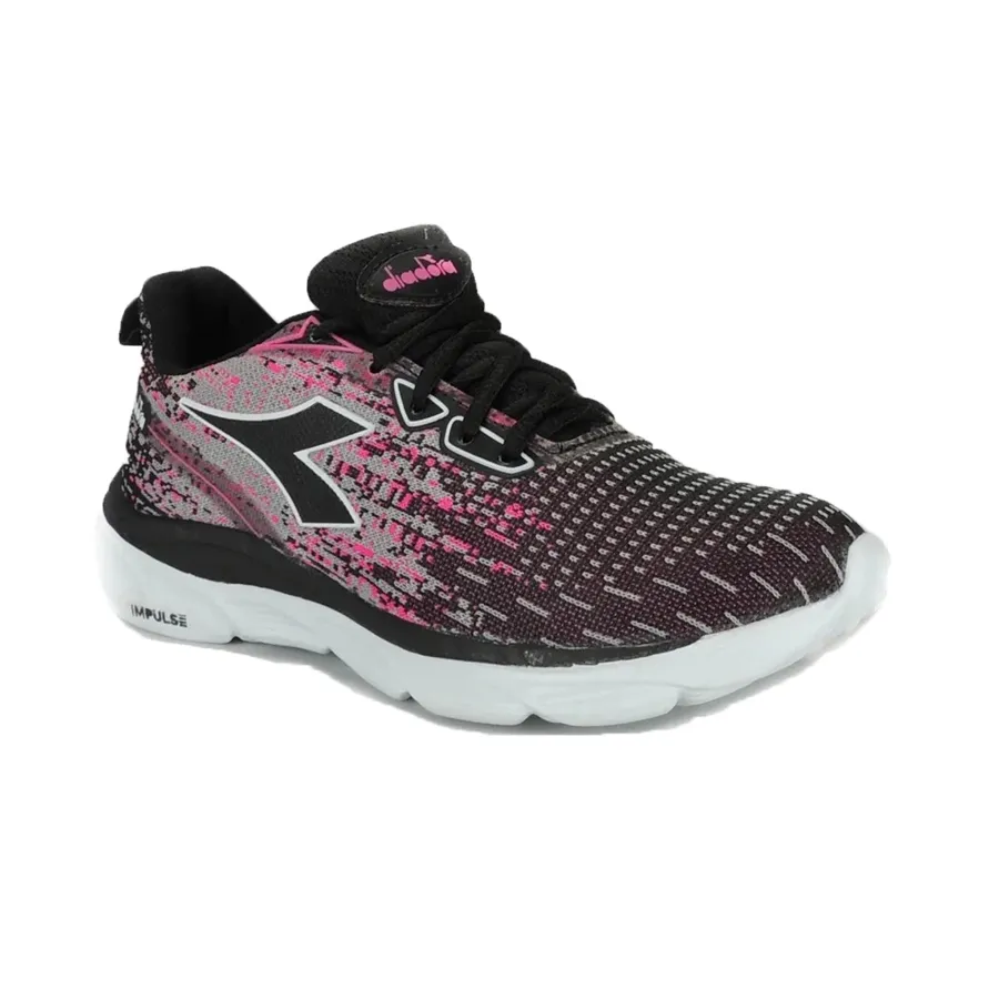 Imagen 1 de 4 de Zapatillas Diadora Voraz Kids-NEGRO/BLANCO/ROSA