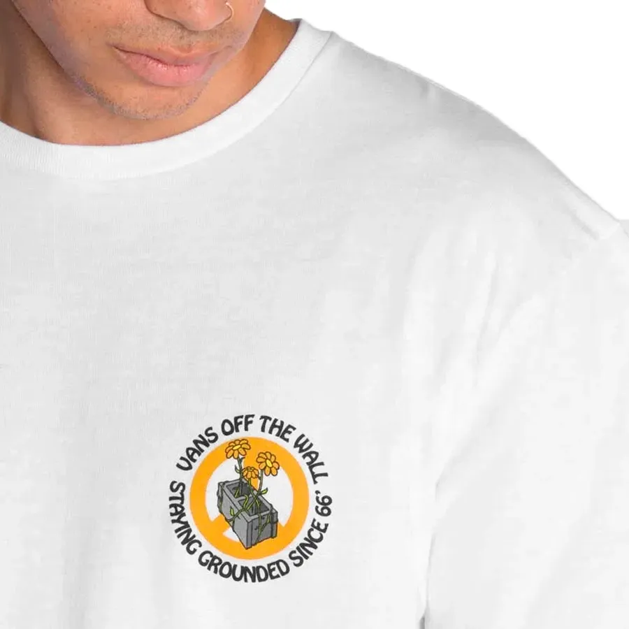 Imagen 4 de 5 de Remera Vans Staying Gounded-BLANCO/AMARILLO
