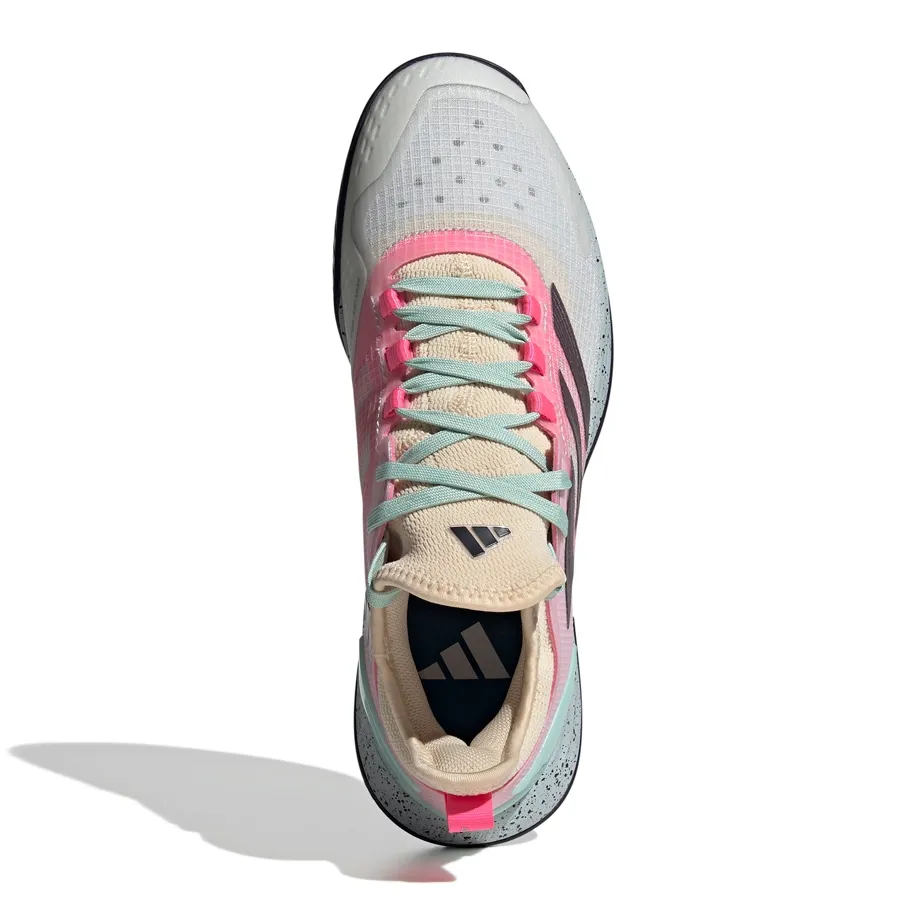 Imagen 4 de 8 de Zapatillas adidas Adizero Ubersonic 4-ROSA/BEIGE/VERDE AGUA