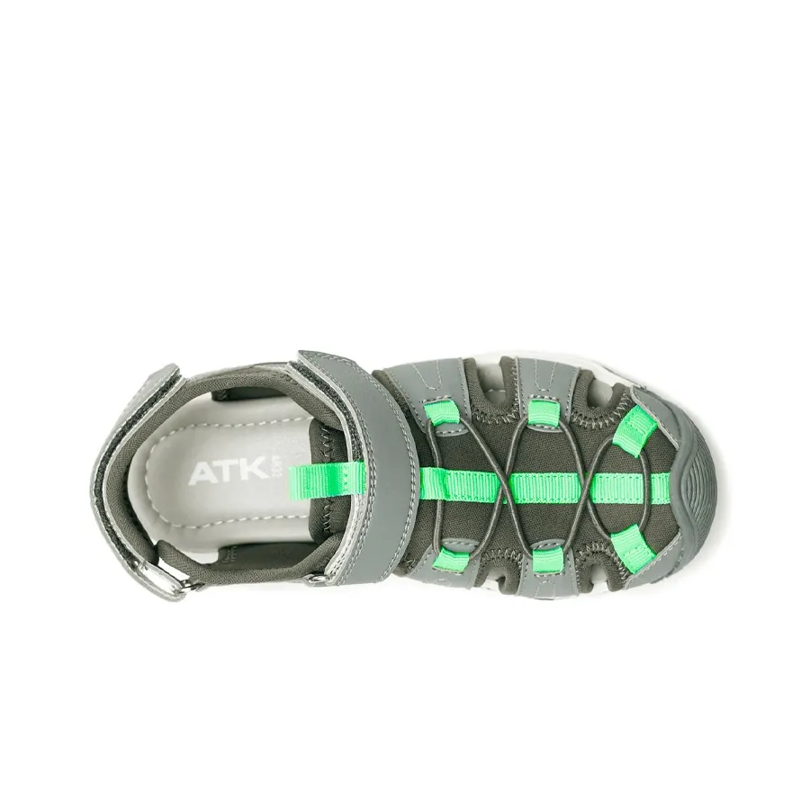 Imagen 2 de 3 de Sandalias Atomik Plane-GRIS/VERDE