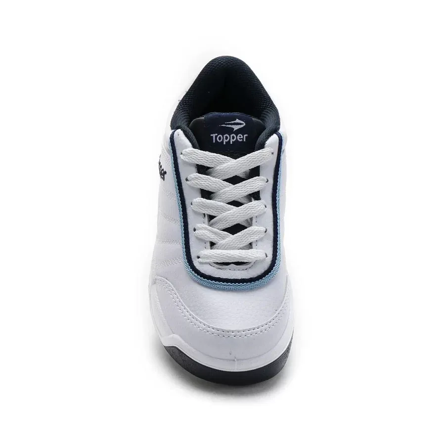 Imagen 2 de 5 de Zapatillas Topper Tie Break Ii K Ids-BLANCO/AZUL