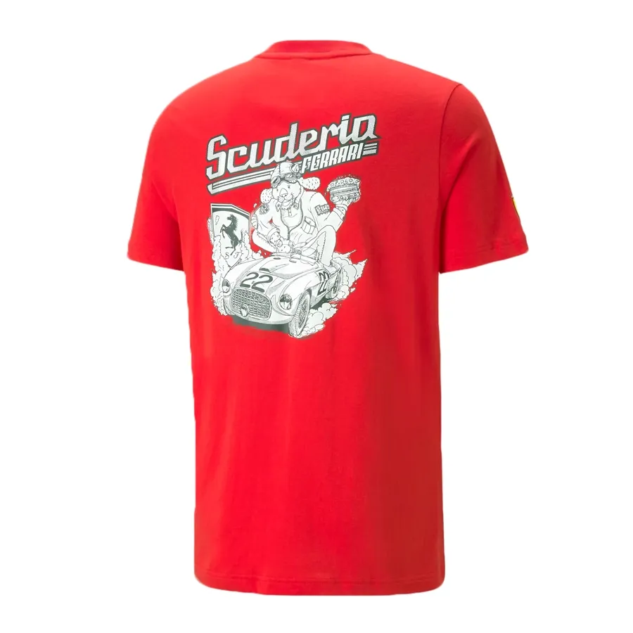 Imagen 1 de 6 de Remera Puma Ferrari Race Graphic-ROJO