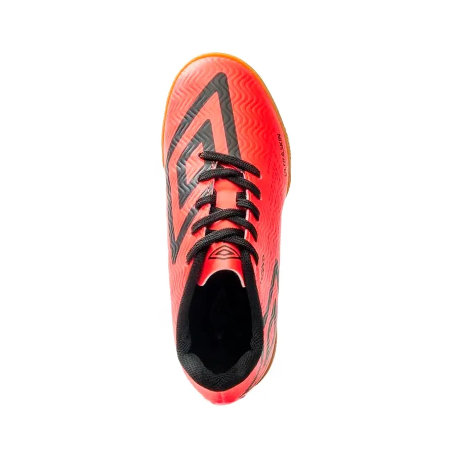 Imagen 4 de 6 de Botines Umbro Sala Ultraskin Jr-CORAL/NEGRO/ROJO