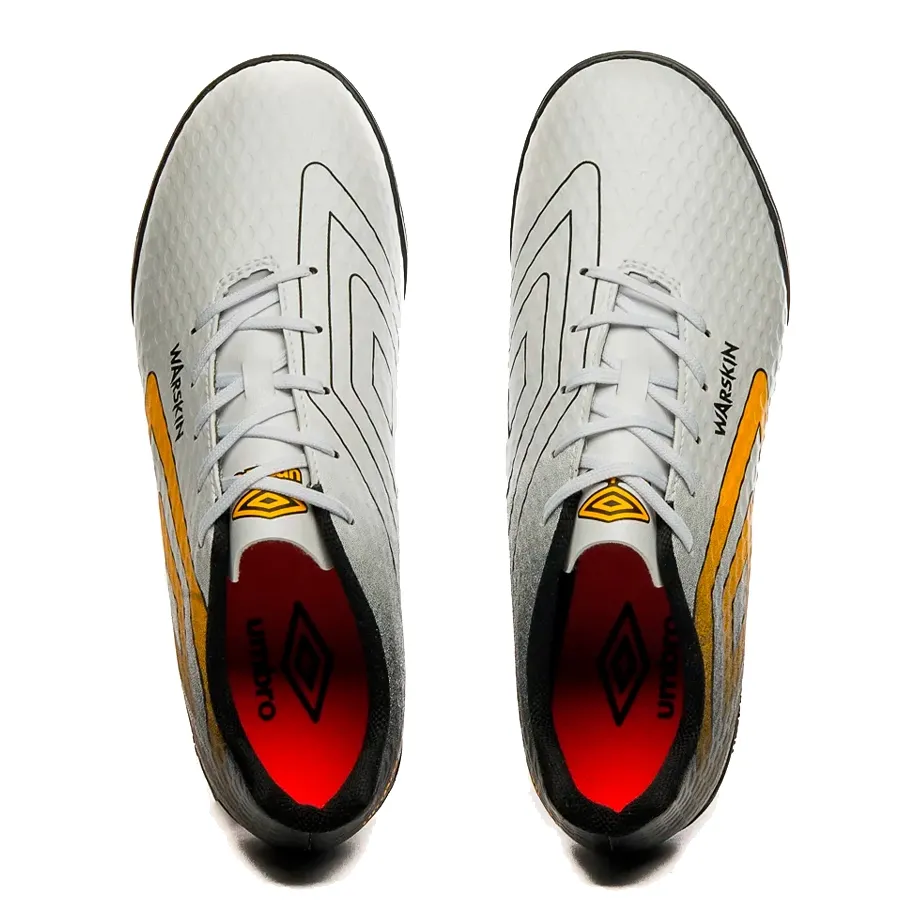 Imagen 3 de 8 de Botines Umbro Warskin Sintético-BLANCO/AMARILLO/NEGRO