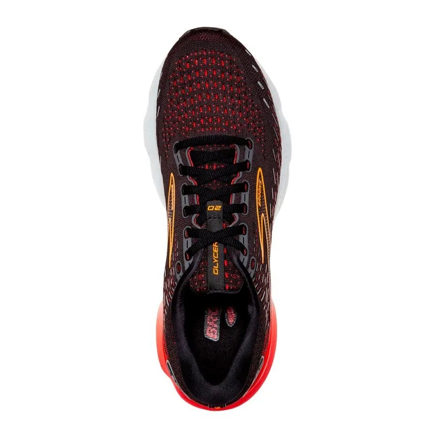 Imagen 3 de 5 de Zapatillas Brooks Glycerin 20-NEGRO/NARANJA/ROJO