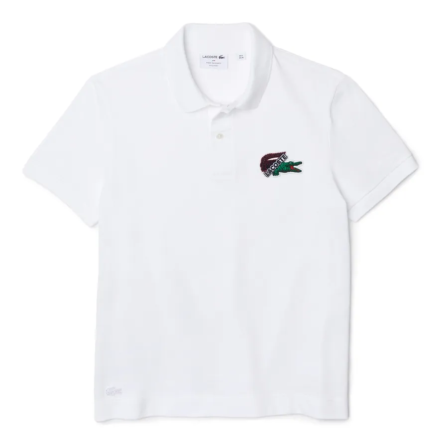 Imagen 2 de 5 de Remera Lacoste De Piqué Holiday-BLANCO/VERDE