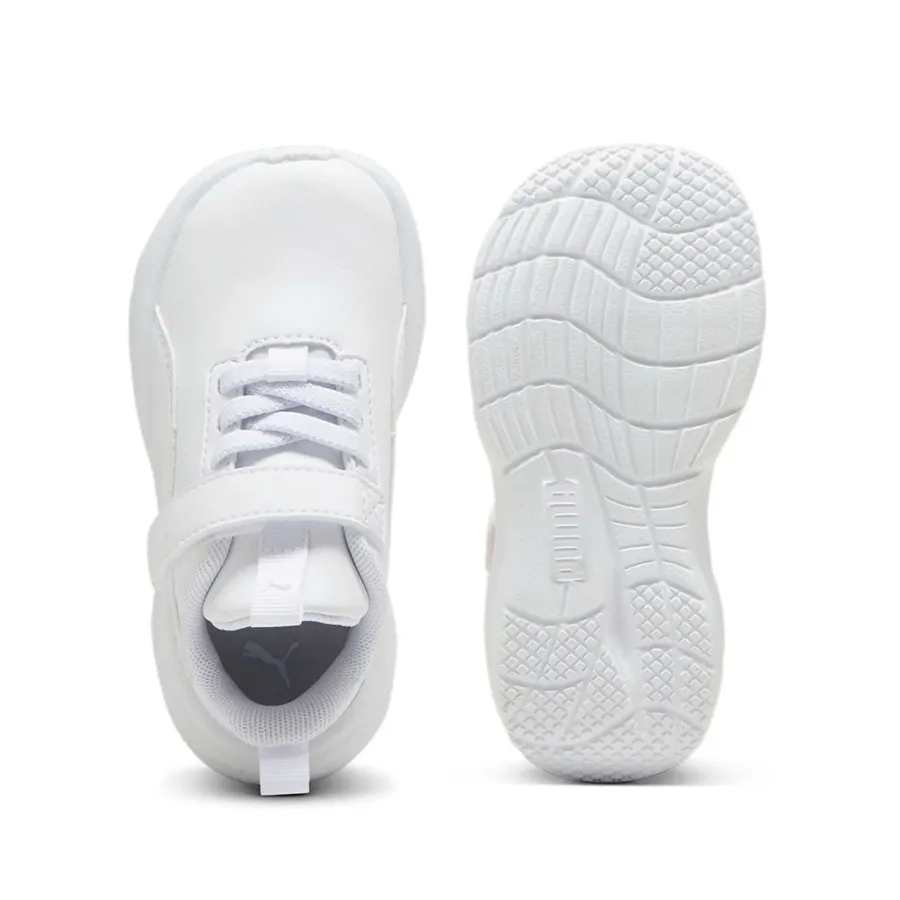 Imagen 3 de 6 de Zapatillas Puma Rickie Runner De Bebes-BLANCO