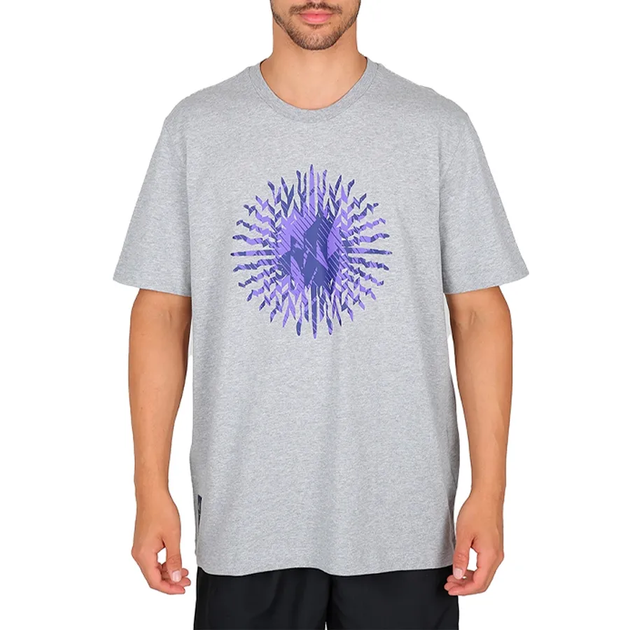 Imagen 1 de 3 de Remera adidas Afa Ls-GRIS/VIOLETA