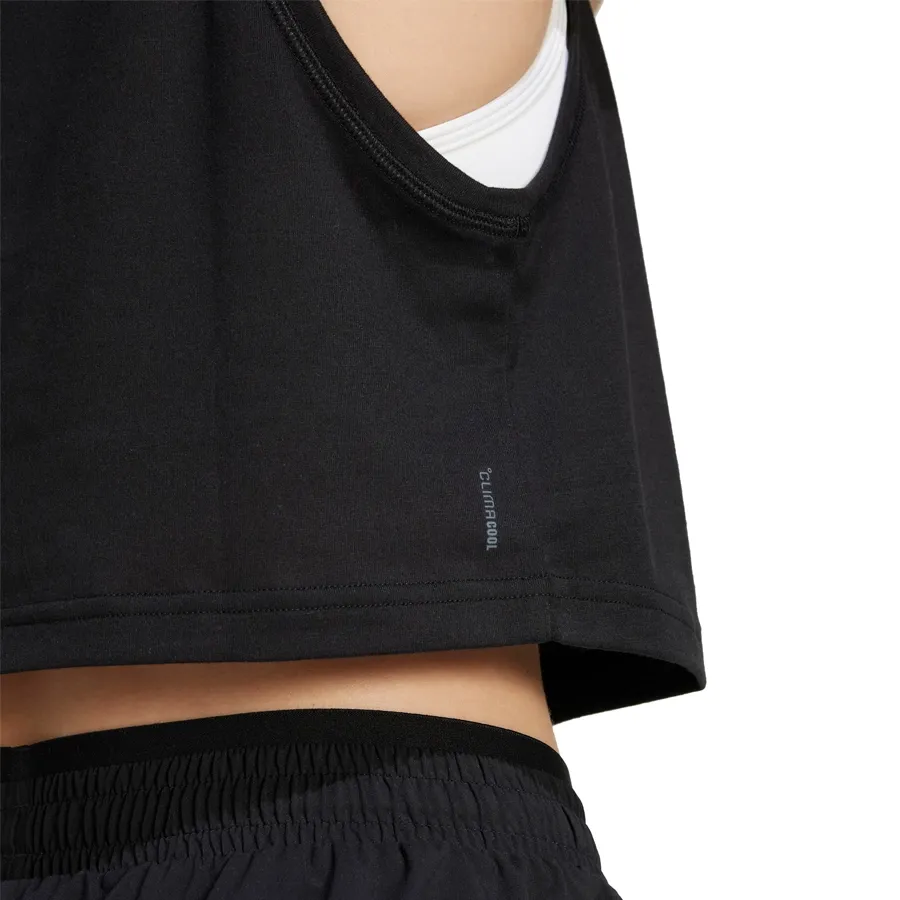 Imagen 3 de 4 de Musculosa adidas Boxy Workout-NEGRO