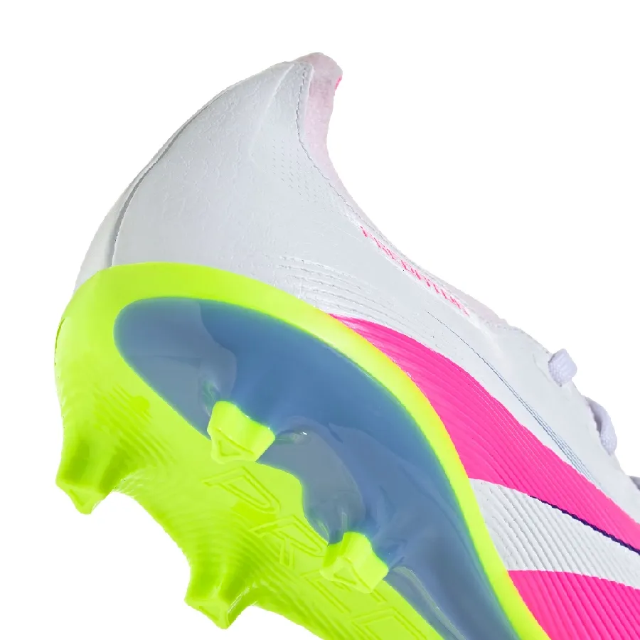 Imagen 6 de 7 de Botines adidas Predator league Fg-BLANCO/ROSA FLUOR/AMARILLO FLUOR