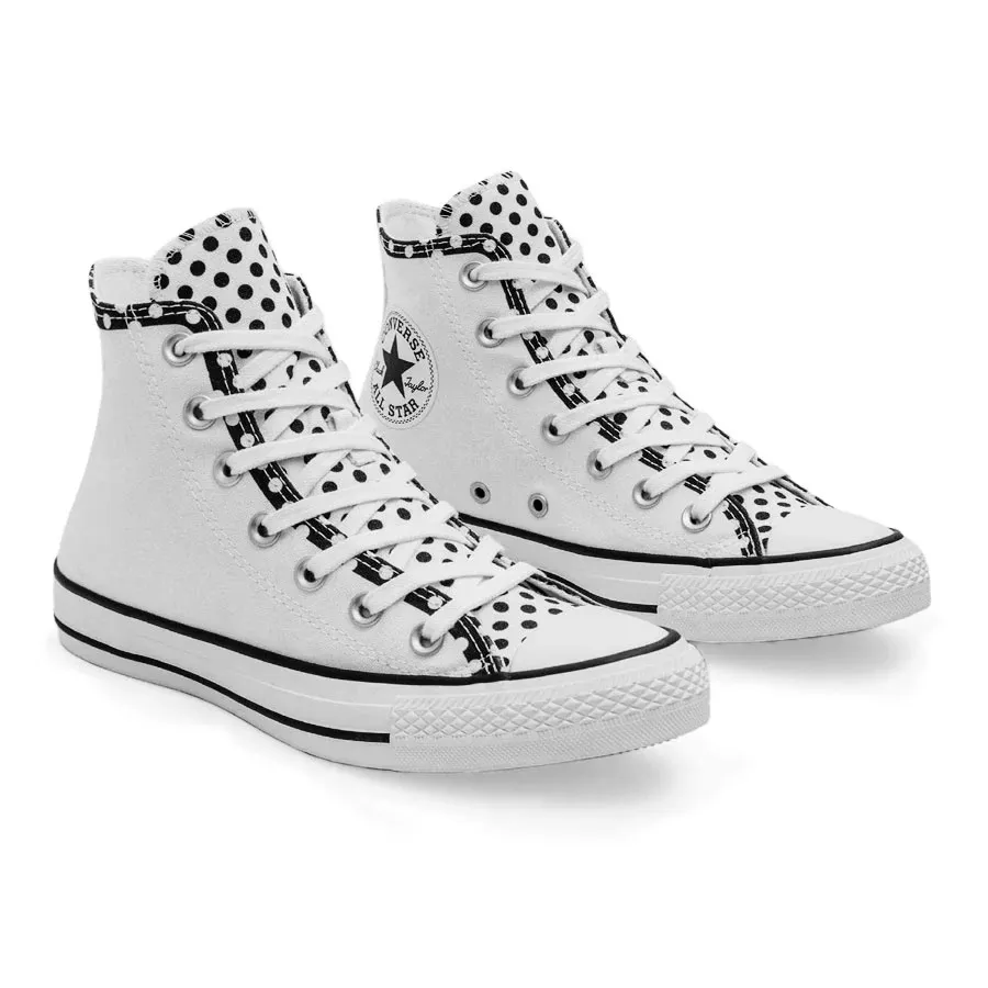 Imagen 2 de 4 de Zapatillas Converse Chuck Taylor All Star Hi-BLANCO/NEGRO