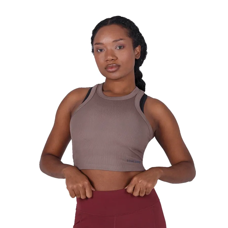 Imagen 0 de 4 de Top Saucony Crop Elevate-BEIGE