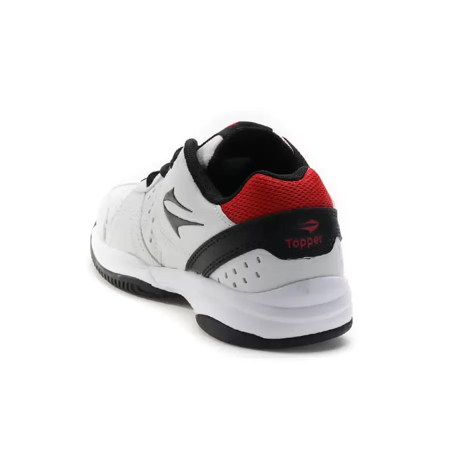 Imagen 2 de 5 de Zapatillas Topper Rookie Kids-BLANCO/NEGRO/ROJO