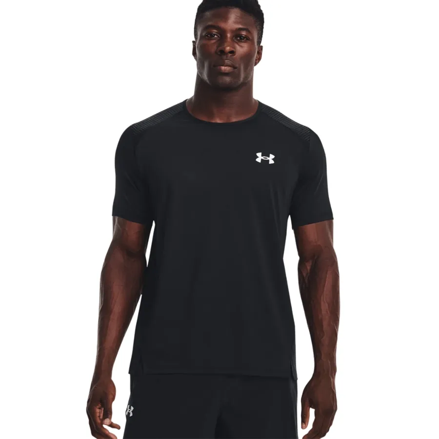 Imagen 2 de 5 de Remera Under Armour Armour print Ss-NEGRO