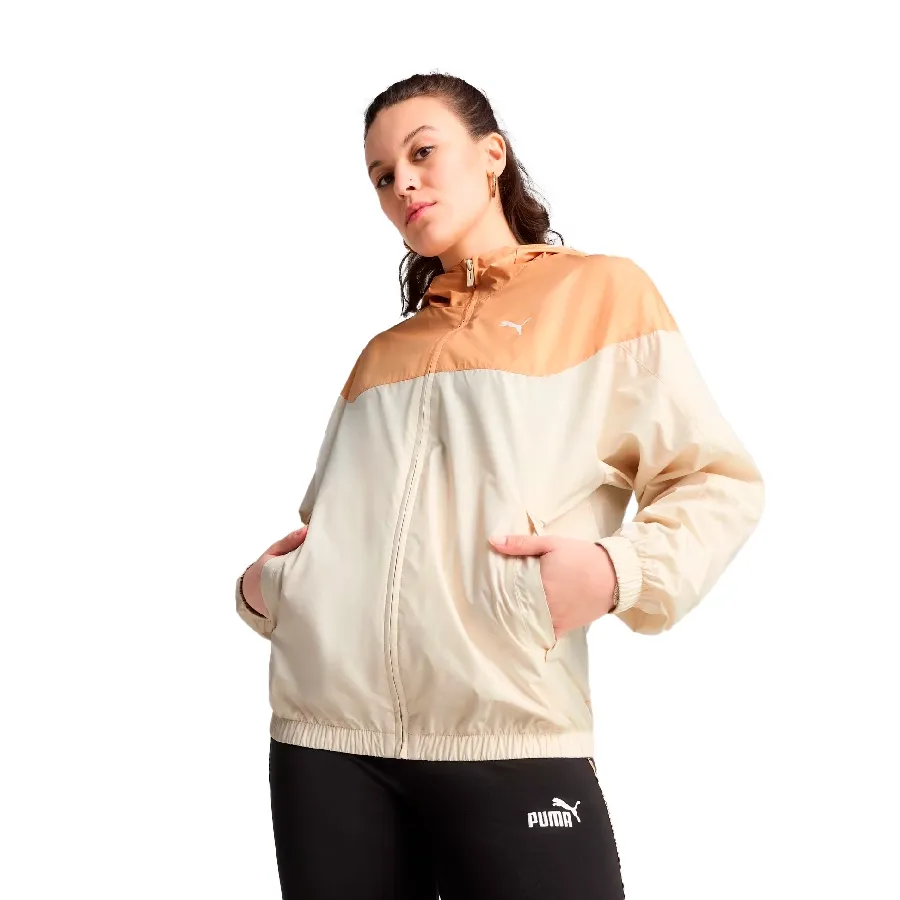 Imagen 1 de 5 de Campera Puma Essentials Relaxed Windbreaker-BEIGE/NUDE