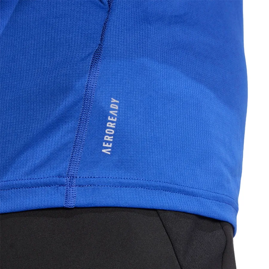 Imagen 3 de 5 de Remera adidas Run It-AZUL FRANCIA/ROSA