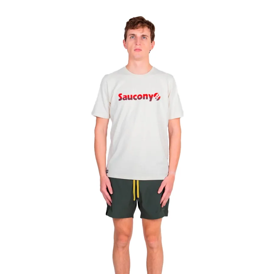 Imagen 0 de 6 de Shorts Saucony Pantalón  Explorer Utility 5-VERDE OLIVA/AMARILLO