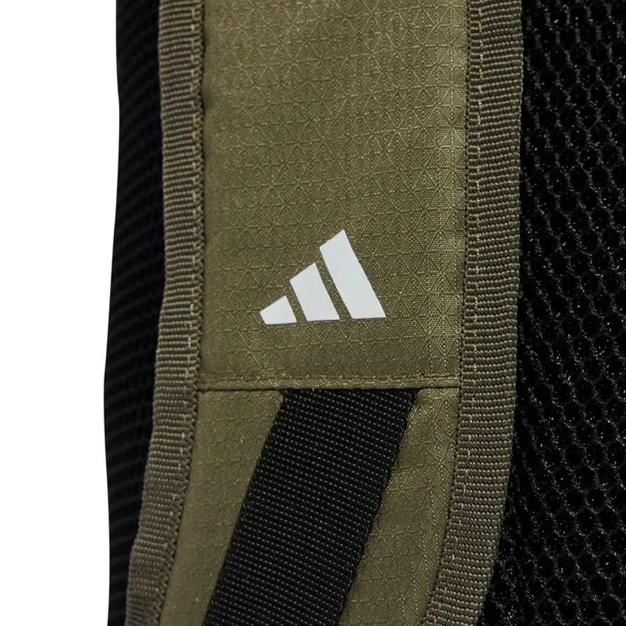 Imagen 4 de 6 de Mochila Adidas Essentials 3 Stripes-OLIVA/BLANCO/NEGRO