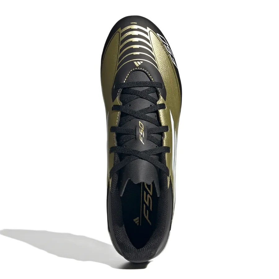 Imagen 4 de 8 de Botines adidas F50 Club FxG Messi-NEGRO/DORADO/BLANCO