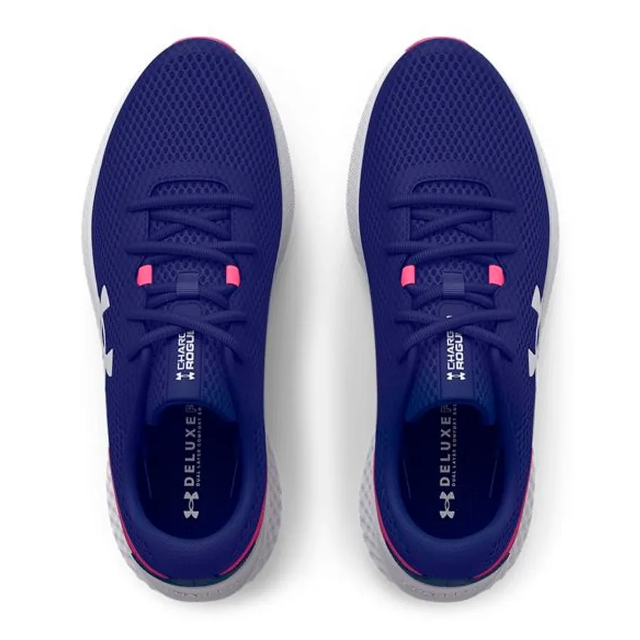 Imagen 3 de 4 de Zapatillas Under Armour Charged Rouge 3-AZUL/ROSA FLUOR