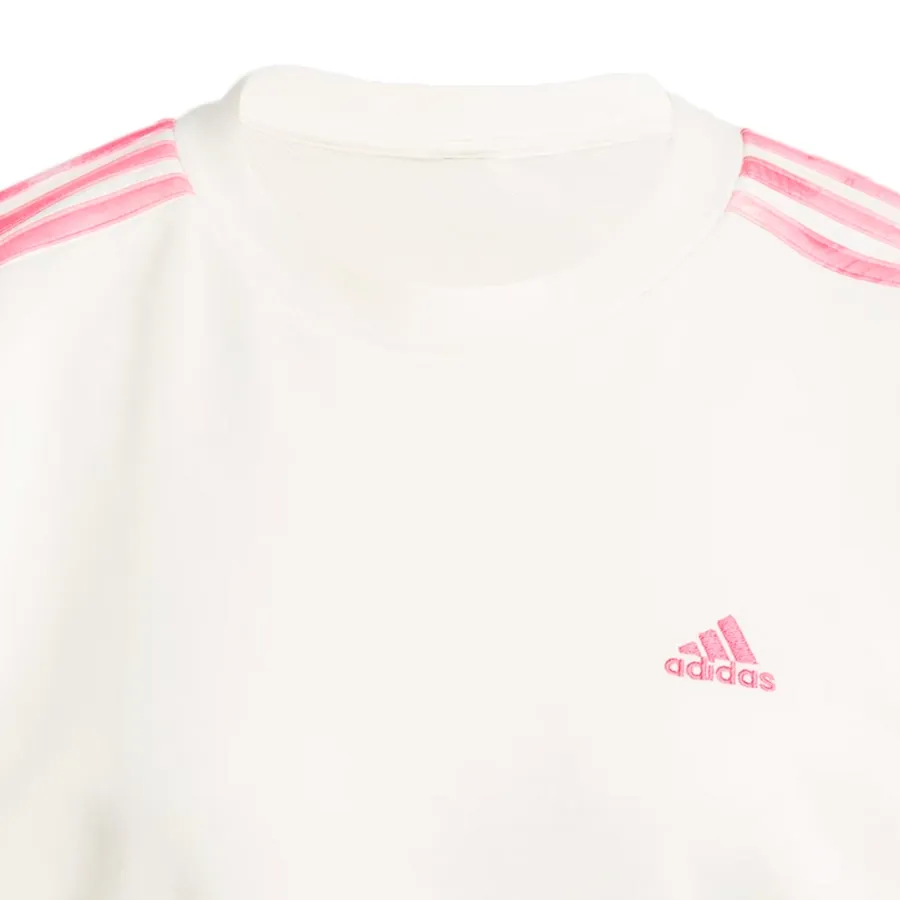 Imagen 4 de 5 de Buzo adidas 3 Tiras Floral-BLANCO/ROSA