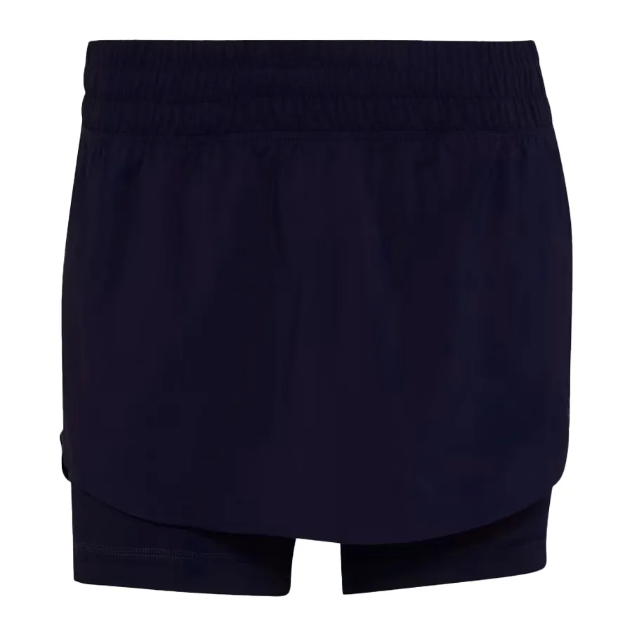 Imagen 3 de 5 de Pollera adidas Con Shorts Run Icons 3 Tiras-MARINO