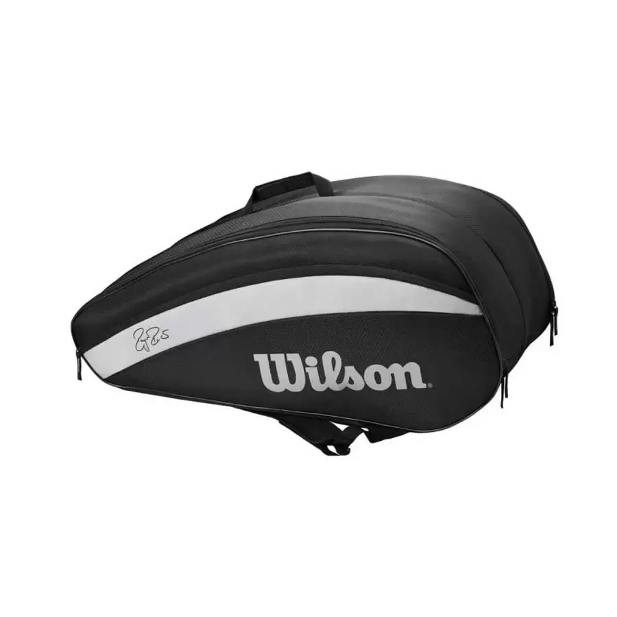 Imagen 1 de 3 de Raquetero Wilson Rf Team 6 Pk-NEGRO/GRIS