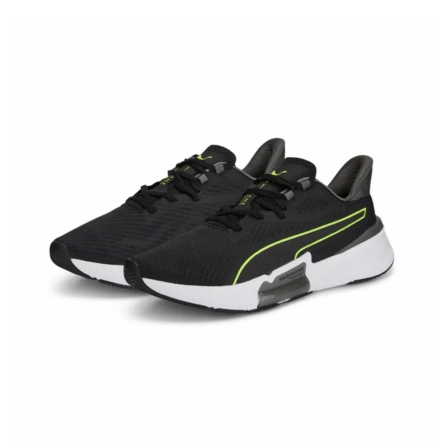 Imagen 2 de 5 de Zapatillas Puma Pwrframe-NEGRO/LIMA