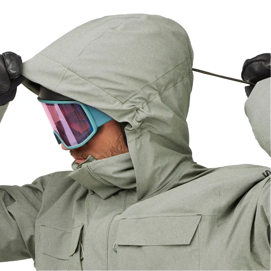 Imagen 8 de 9 de Campera Salomon Stance Cargo-OLIVA