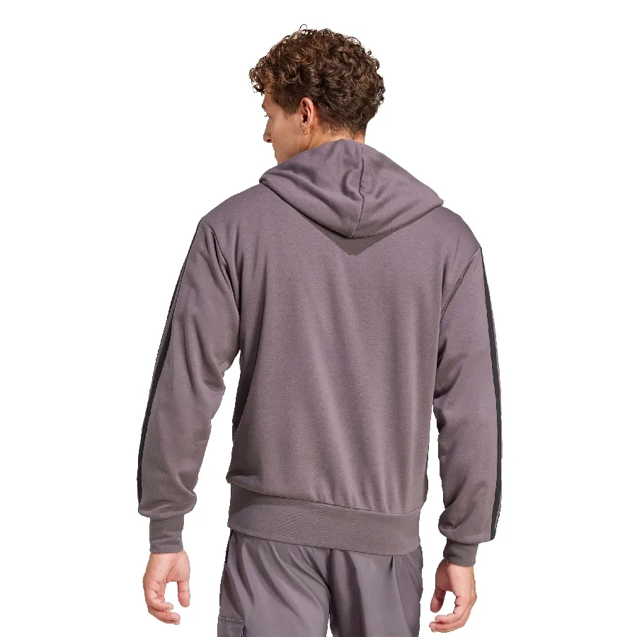 Imagen 2 de 5 de Buzo adidas Essentials Big Logo French Terry-GRIS/NEGRO