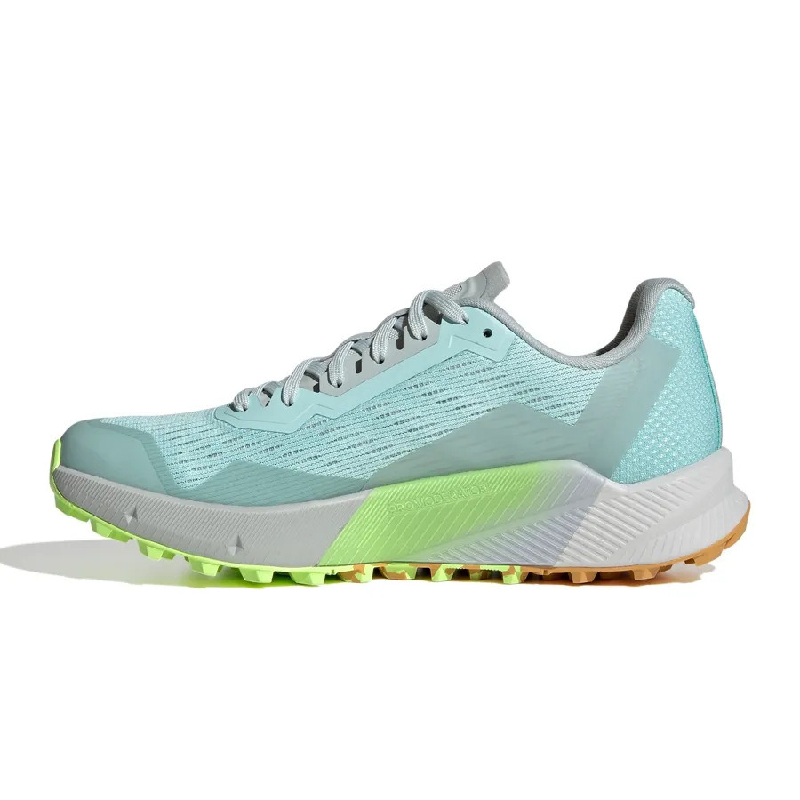 Imagen 4 de 8 de Zapatillas adidas Terrex Agravic Flow 2.0-VERDE AGUA/GRIS/LIMA