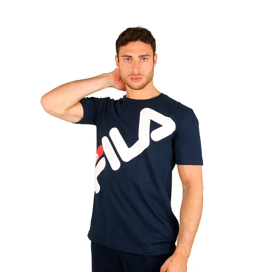 Imagen 0 de 3 de Remera Fila Logotype-MARINO/BLANCO/ROJO