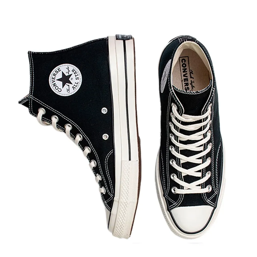 Imagen 3 de 5 de Zapatillas Converse Chuck 70 Hi-NEGRO/BLANCO