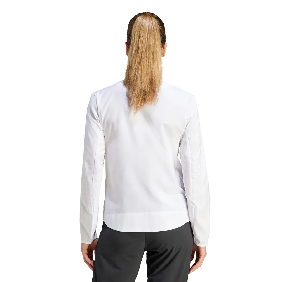 Imagen 1 de 6 de Campera adidas Adizero Essentials-BLANCO